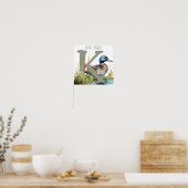 Kwekerij Art Duck Letter K Poster (Keuken)