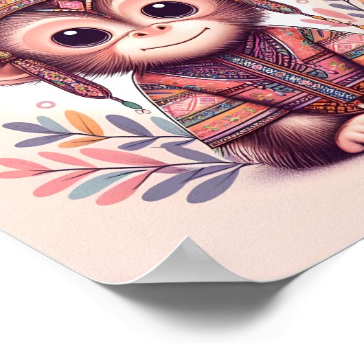 Kwekerij Art Nusantara / Erfgoed Baby Dieren Poster (Hoek)