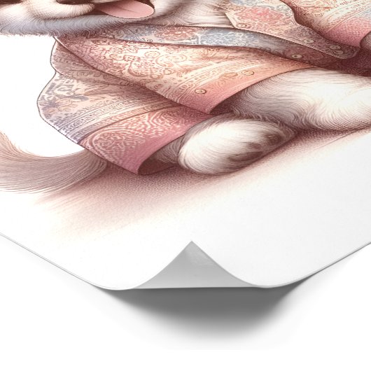 Kwekerij Art Nusantara / Erfgoed Baby Dieren Poster (Hoek)