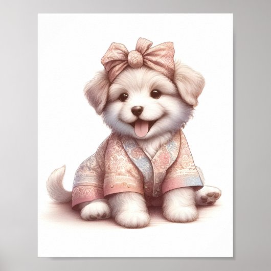 Kwekerij Art Nusantara / Erfgoed Baby Dieren Poster (Voorkant)