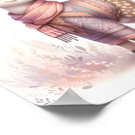 Kwekerij Art Nusantara / Erfgoed Baby Dieren Poster (Hoek)