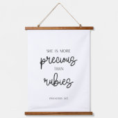 Kwekerij Bijbel Verse Hanging Tapestry Set Hangend Wandkleed (Voorkant)