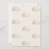 Kwekerij Boho giraffe baby shower Kaart (Achterkant)