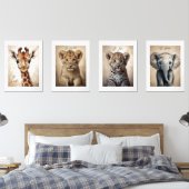Kwekerij Decor Oerwoud Dieren Prints Foto Tegel (Slaapkamer)