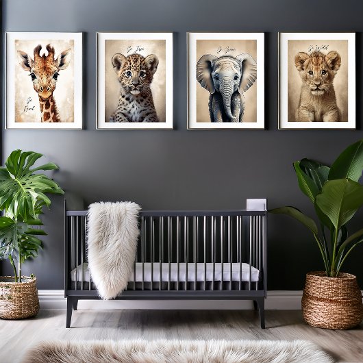 Kwekerij Decor Oerwoud Dieren Prints Foto Tegel