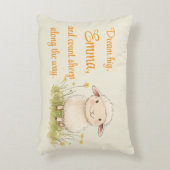 Kwekerij Decor, Schattige Schaap, Gepersonaliseerd Accent Kussen (Voorkant(Verticaal))