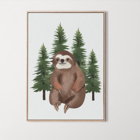 Kwekerij Decor Woodland Animal Wall Art Decor Poster