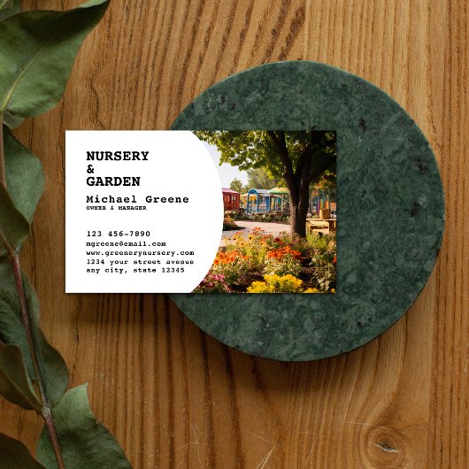 Kwekerij en tuin visitekaartje