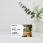 Kwekerij en tuin visitekaartje (Staand voorkant)