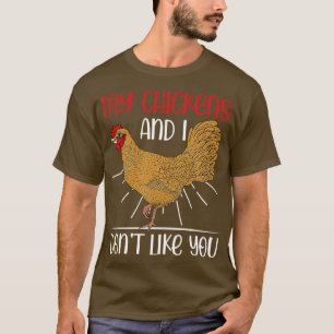 Kwekerij Funny Farmer Fam Animal Chicken T-shirt