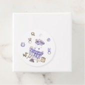 Kwekerij genderneutraal Baby shower Bedankjes Labels (In situ)