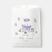 Kwekerij genderneutraal Baby shower Bedankzakje (Voorkant)