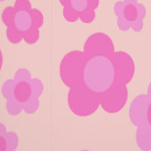 Kwekerij Girly Roze Bloemen Patroonnaam Behang (Zoom)