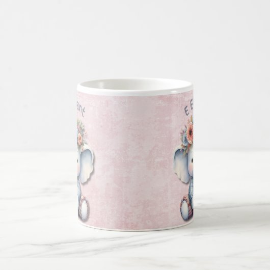 Kwekerij met olifantenthema: Schattige inrichting Koffiemok (Center)