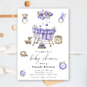 Kwekerij mobiel genderneutraal baby shower kaart