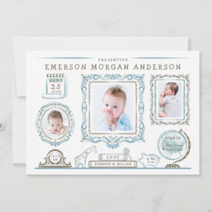 Kwekerij Muur Baby Geboorte Aankondiging