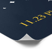 Kwekerij muur kunst nieuwe baby Custom naam Schorp Poster (Hoek)