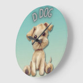 Kwekerij Ontwerp: Hond & D Hond Accent Tekst Grote Klok (Hoek)