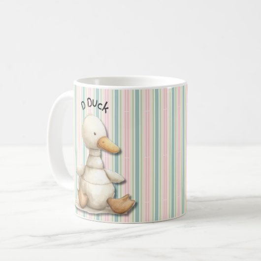 Kwekerij ontwerp: Schattig Mouse & 'M' Mouse Accen Koffiemok (Voorkant links)
