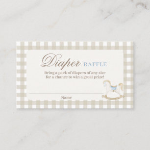 Kwekerij paard Luier Raffle Kaart