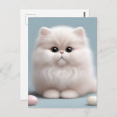 Kwekerij Perzische Kat Kitten Briefkaart (Voorkant / Achterkant)