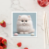 Kwekerij Perzische Kat Kitten Servet (Insitu)