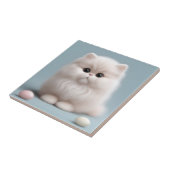 Kwekerij Perzische Kat Kitten Tegeltje (Zijkant)