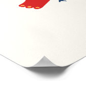 Kwekerij Print Minimalist Bird Poster (Hoek)