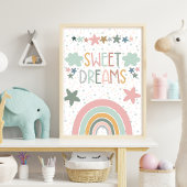 Kwekerij Rainbow Boho Art Perfect Poster