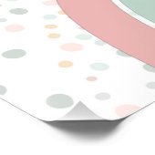 Kwekerij Rainbow Boho Art Perfect Poster (Hoek)