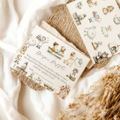 Kwekerij Rhyme Baby shower luierverloting Informatiekaartje