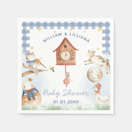 Kwekerij Rhyme Baby shower Papier servetten