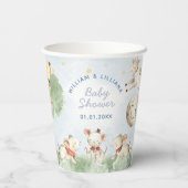 Kwekerij Rhyme Baby shower Papieren kopjes Papieren Bekers (Achterkant)