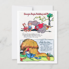 Kwekerij Rhyme - Georgie Porgy, Little Boy Blue Briefkaart