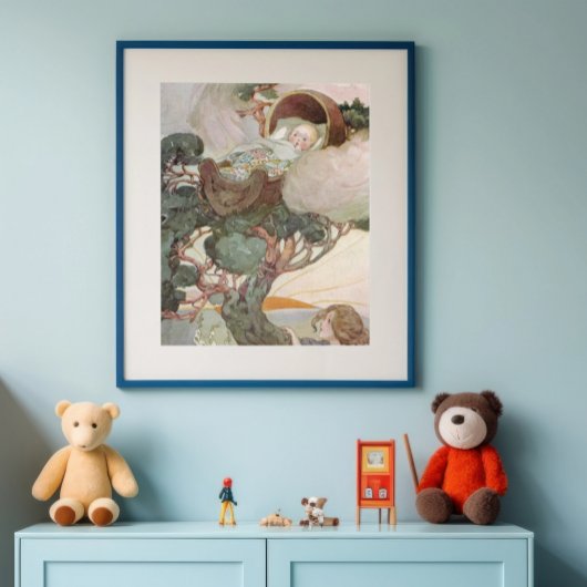  kwekerij Rhyme Rock a Bye Baby Poster