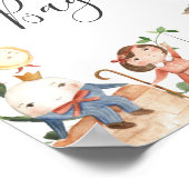 Kwekerij Rhymes Raad wat er in de tas spel Poster (Hoek)