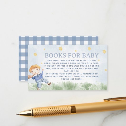 Kwekerij Rijm Boeken voor Baby Informatiekaartje (Voorkant / Achterkant in situ)