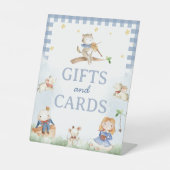 Kwekerij Rijm Gift en Kaart Tafelteken Reclamebord Met Voetstuk (Voorkant)