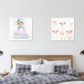 Kwekerij rijm "kleine bo-peep" muurkunst sets (Slaapkamer)