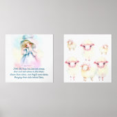 Kwekerij rijm "kleine bo-peep" muurkunst sets (Voorkant)