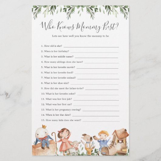 Kwekerij rijmt Baby shower die mama het beste kent (Voorkant)