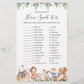 Kwekerij rijmt zwangerschap hoe zoet het is spel (Voorkant)