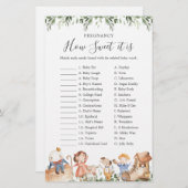 Kwekerij rijmt zwangerschap hoe zoet het is spel (Voorkant / Achterkant)