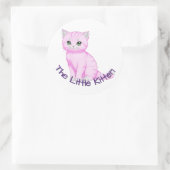 kwekerij ronde sticker (Tas)