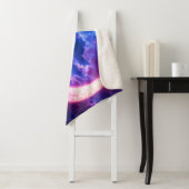 Kwekerij roze fee fantasie glitter neon maan sherpa deken (In situ)