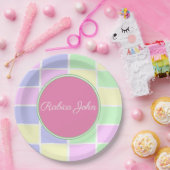 Kwekerij zachte kleuren papieren bordje (Feest)