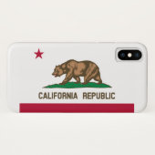 kwestie Californische vlag Case-Mate iPhone Case (Achterkant (horizontaal))
