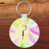 Kwestie-markeringsketen Sleutelhanger (Voorkant)