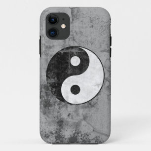 Kwestie met verdringing Yin Yang iPhone 11 Hoesje