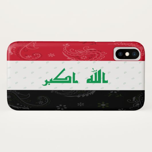Kwestie over Irak-vlag Case-Mate iPhone Case (Achterkant (horizontaal))